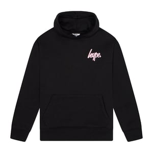 Sudadera con capucha para niñas, casual, negra, suave, con diseño gráfico en la parte posterior