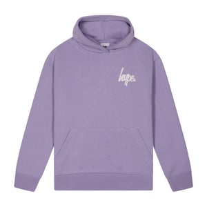 Sudadera con capucha para niñas en púrpura, sudadera casual suave con diseño gráfico en la parte posterior