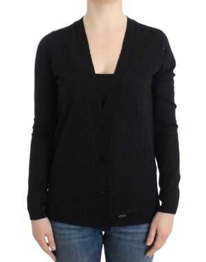 Cardigan de alpaca gris de Costume National