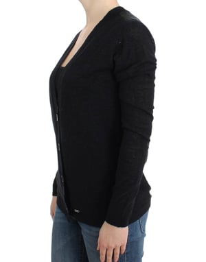 Cardigan de alpaca gris de Costume National