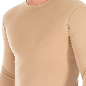 Camiseta de Hombre de Manga Larga y Cuello Medio 1625-H
