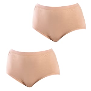 Paquete de 2 Braguitas de Bambú para Mujeres Tallas Grandes Q908R