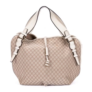 Celine Bittersweet Hobo  en  beige Lienzo