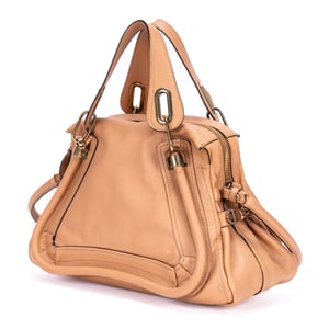 Chloé Medium Paraty Medium en  beige Cuero de becerro