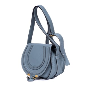 Chloé Mini Drew Mini en  azul Cuero de ternero