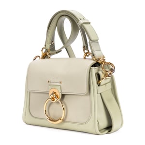 Chloé Tess Day Bag  en  verde claro Cuero de ternera
