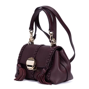Chloé Penelope Bag  en  morado Cuero de becerro