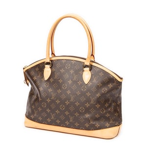 Louis Vuitton Lockit Horizontal  en Brown Lienzo recubierto