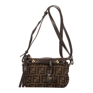 Fendi By The Way Mini en  Brown Lienzo