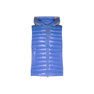 Herno Chaleco Acolchado con Capucha y Cremallera