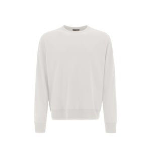 Herno Sudadera de Algodón con Cuello Redondo
