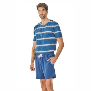 Pijamas de verano de hombre de manga corta JJB21