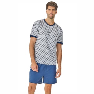 Pijamas de verano de manga corta para hombres JJB21