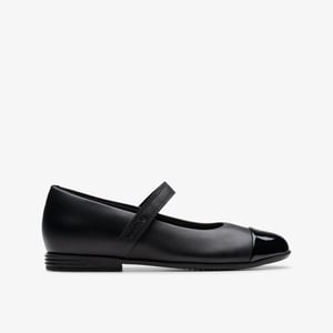 Finja Gem O. Black Leather Zapatos