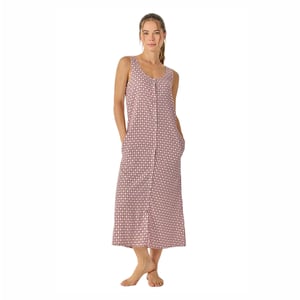 Camisón Largo Sin Mangas de Verano para Mujer JJB38