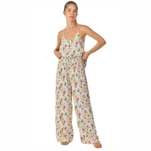 Pijama de Verano para Mujer con Tirantes y Pantalones Largos Fluidos JJB30