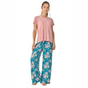 Pijamas de Verano para Mujer con Pantalones Largos Fluidos JJB34