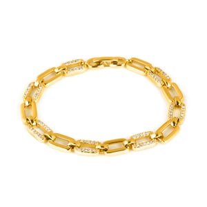 Luxenter Pulsera de Circonita Brillante acabado en oro amarillo de 18k - Asgoth