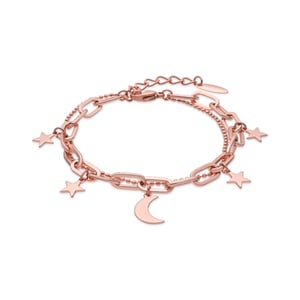 Pulsera Luxenter acabado en oro rosa de 18k - Darkle