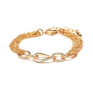 Luxenter Pulsera de Circonita Brillante acabado en oro amarillo de 18k - Hidvis
