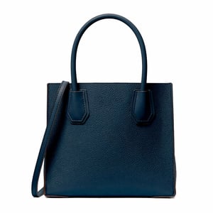 Bolso de Piel Azul Michael Kors