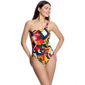 Traje de baño de mujer con diseño asimétrico W260111