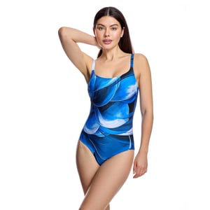 Traje de baño para mujer con escote recto y espalda descubierta W260481