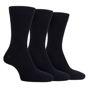 Paquete de 3 calcetines de vestir para hombre de bambú, suaves y transpirables