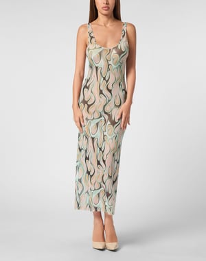 Vestido Largo Flame