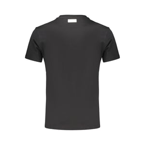 Camiseta de algodón negra para hombre Bikkembergs