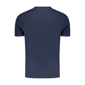 Camiseta de Hombre de Algodón Azul Tommy Hilfiger