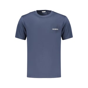 Camiseta de algodón azul para hombre Bikkembergs