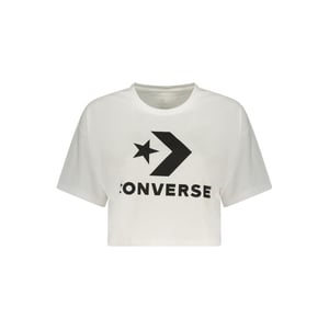 Camiseta blanca de algodón para mujer Converse