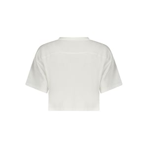 Camiseta blanca de algodón para mujer Converse