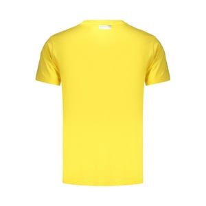 Camiseta de algodón amarilla para hombre Bikkembergs