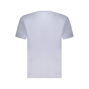 Camiseta de algodón para hombres Calvin Klein Azzurro