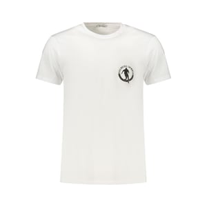 Camiseta de Hombre de Algodón Blanca Bikkembergs