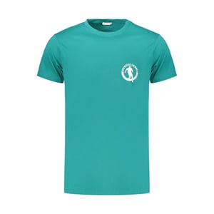 Camiseta de Hombre de Algodón Verde Bikkembergs