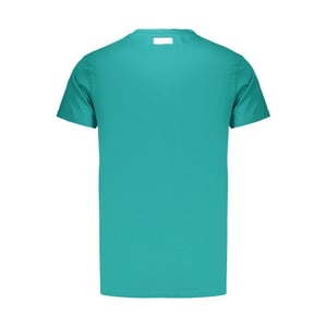 Camiseta de Hombre de Algodón Verde Bikkembergs