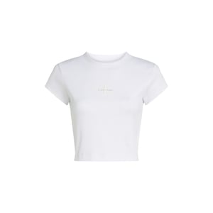 Camiseta de algodón blanca Calvin Klein Jeans
