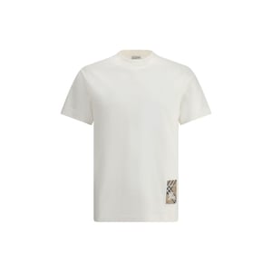 Camiseta de Algodón Blanca Burberry