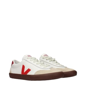 Zapatillas de cuero blanco Veja