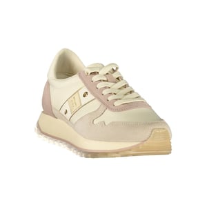 Zapatilla de mujer de cuero beige Blauer