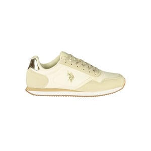 Zapatilla de mujer de poliuretano beige U.S. POLO ASSN.