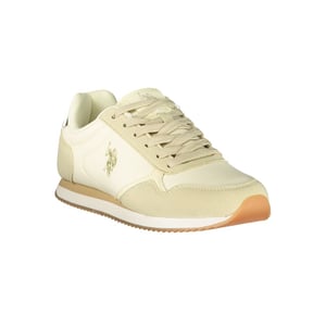 Zapatilla de mujer de poliuretano beige U.S. POLO ASSN.