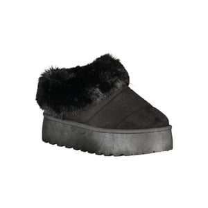 Zapatilla de mujer de poliéster negra Laura Biagiotti