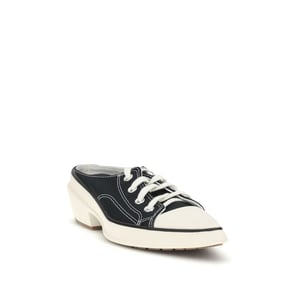 Zapatillas de tela negras Converse