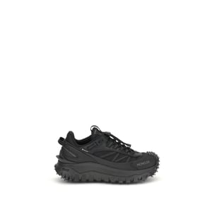 Moncler Zapatillas Atlético de Cuero de Ternera Negra Bos Taurus