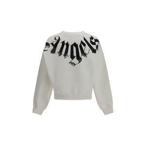 Sudadera de Algodón Blanca Palm Angels
