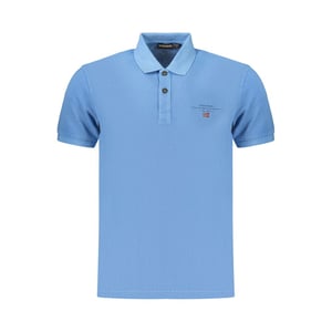 Polo de Hombre Napapijri Azzurro de Algodón